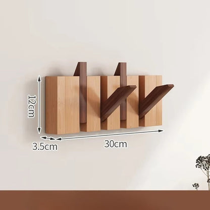Space Saving Wooden Flip Hanger Wall Rack