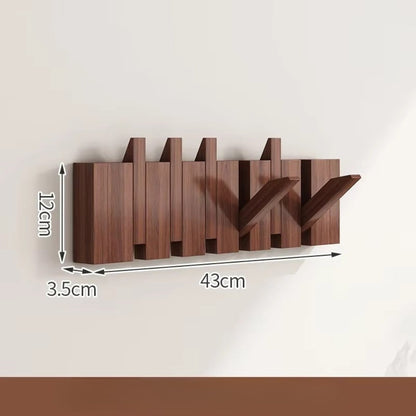 Space Saving Wooden Flip Hanger Wall Rack
