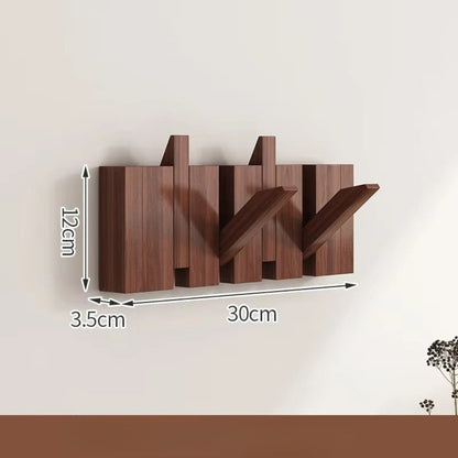 Space Saving Wooden Flip Hanger Wall Rack
