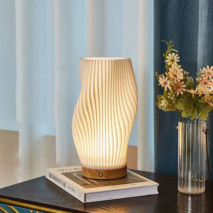 Dimmable Wave Style Modern Table Lamp