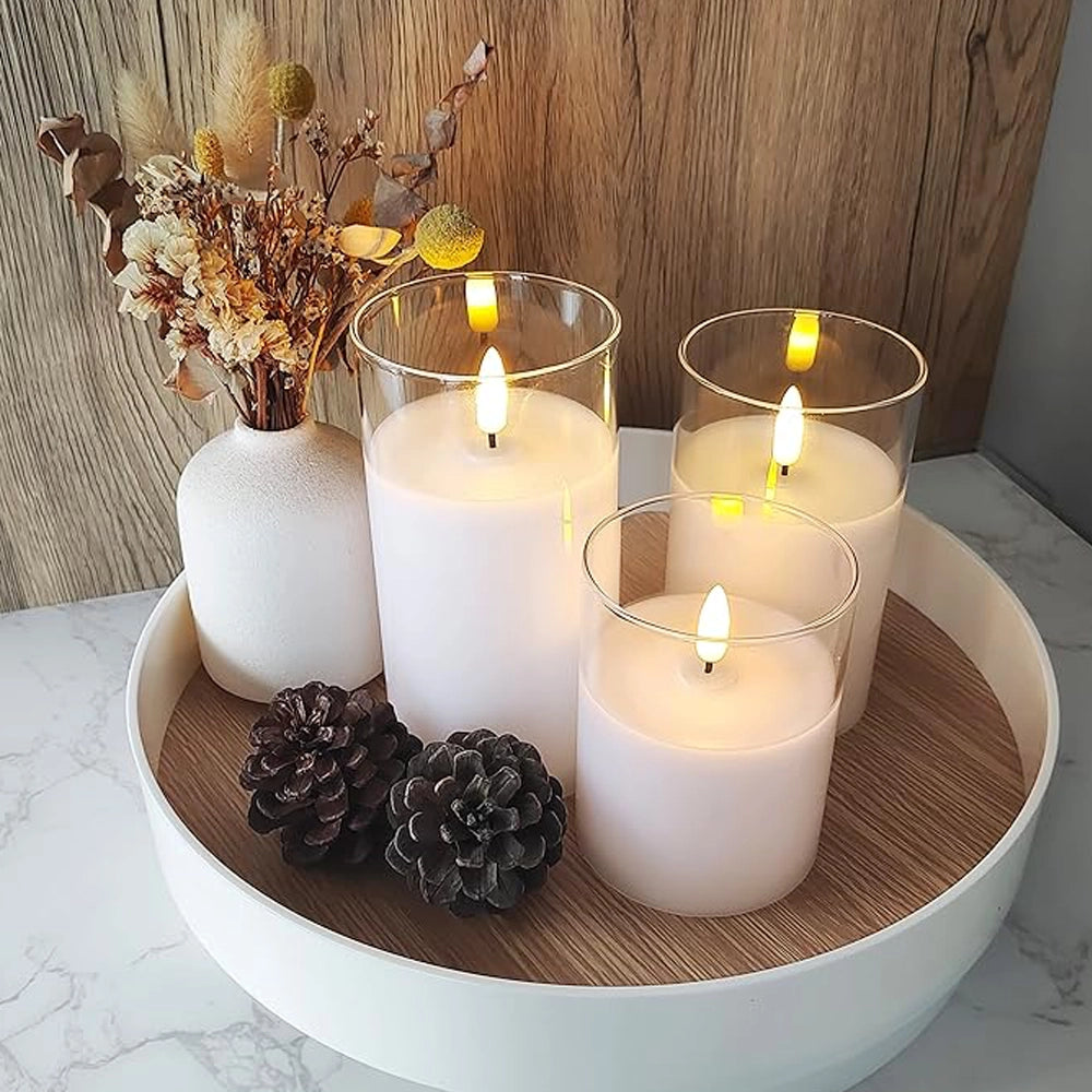 Realistic Flicker Candle Set