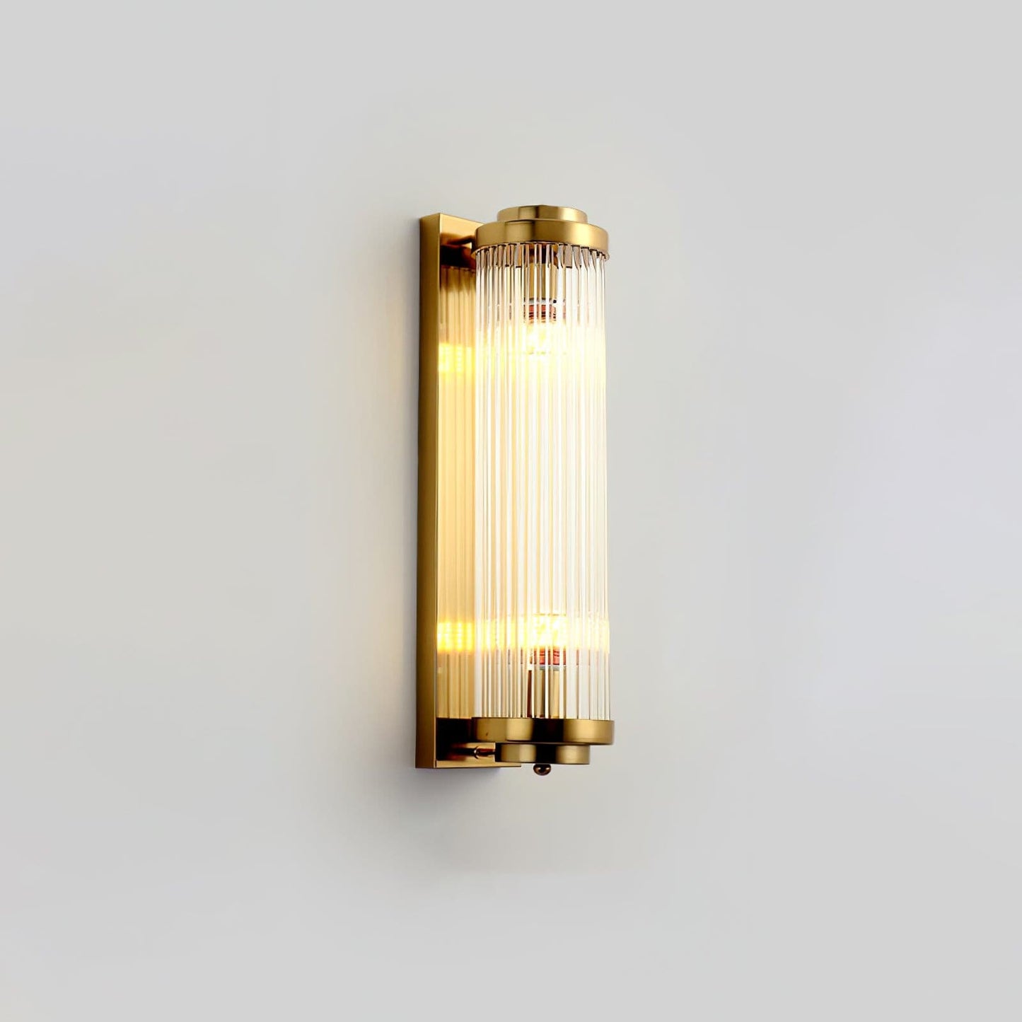 Classic Glass LED Wall Light in Vintage Design