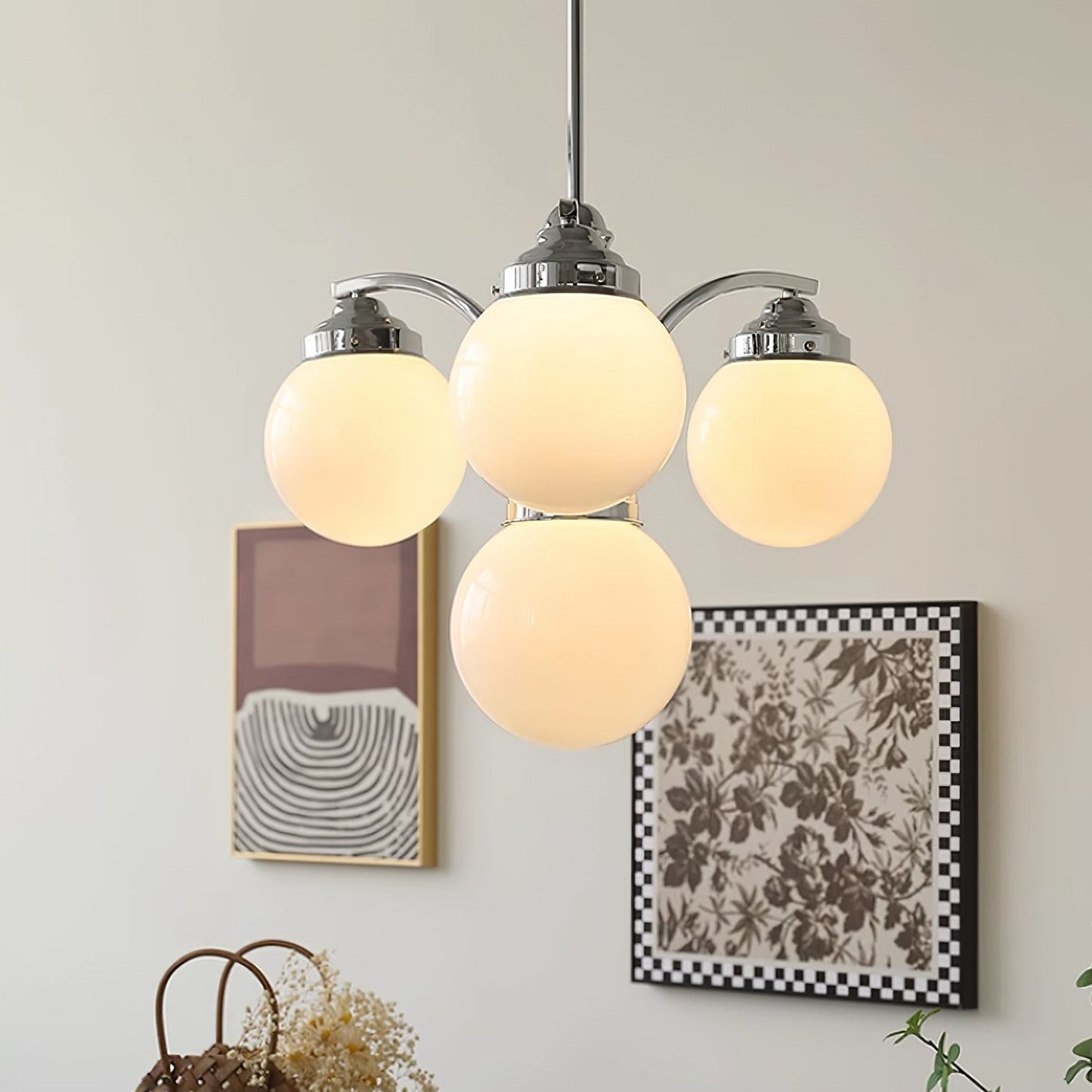 Classic Round Crystal Lighting Fixture