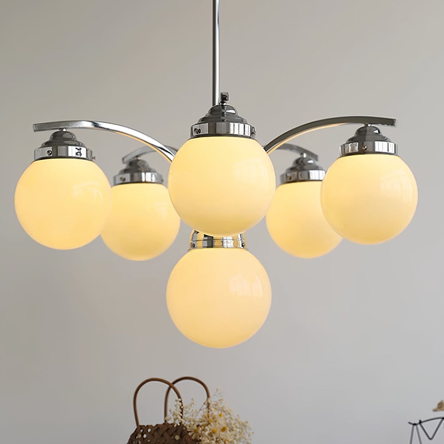 Classic Round Crystal Lighting Fixture