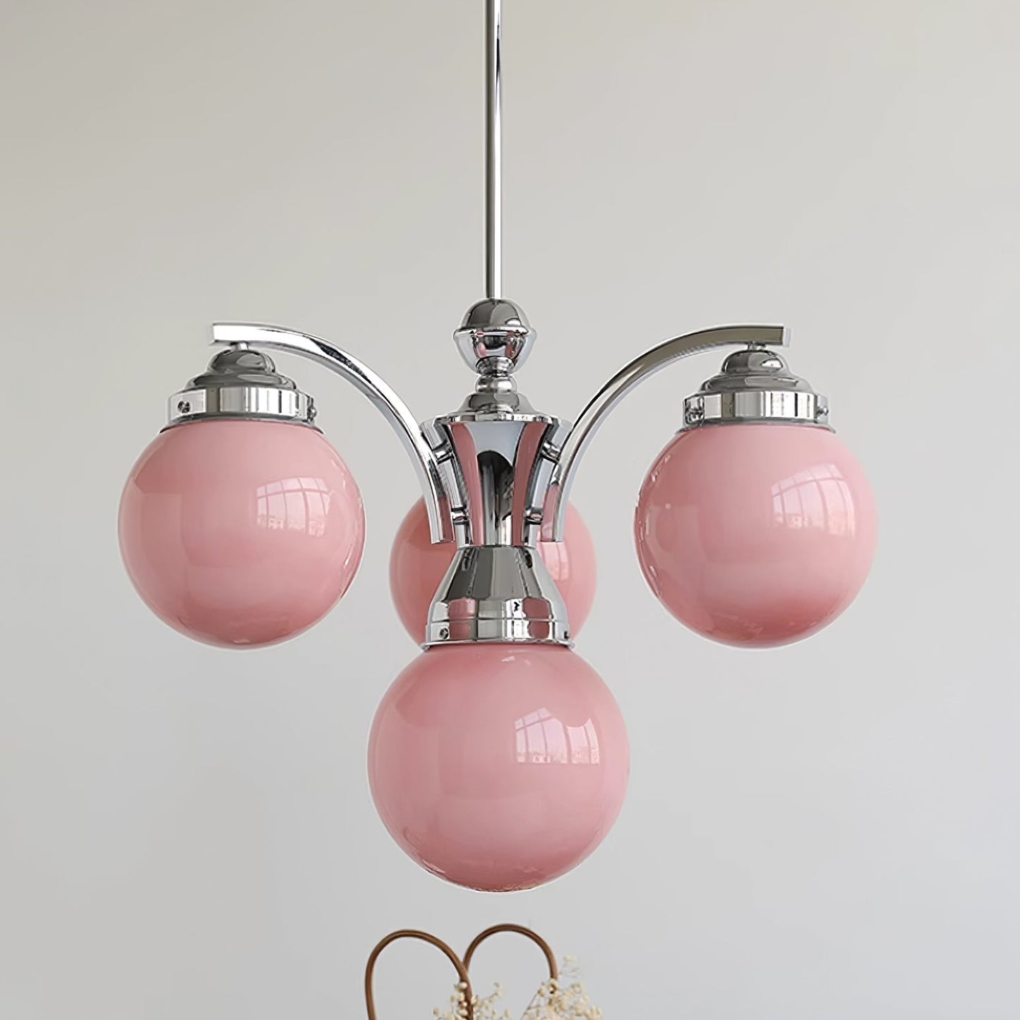 Classic Round Crystal Lighting Fixture
