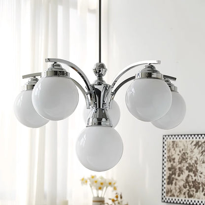 Classic Round Crystal Lighting Fixture