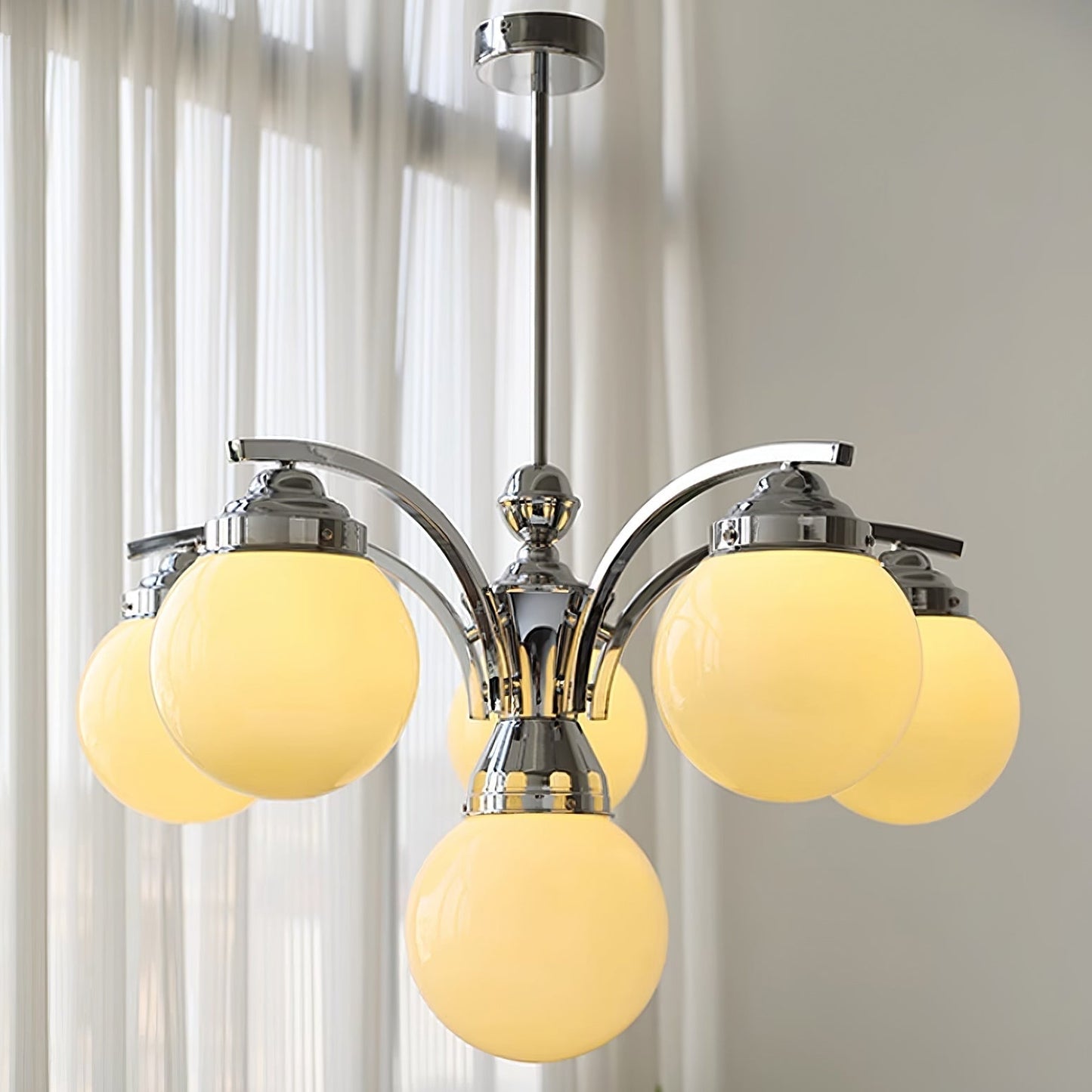 Classic Round Crystal Lighting Fixture