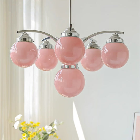 Classic Round Crystal Lighting Fixture - Fesara