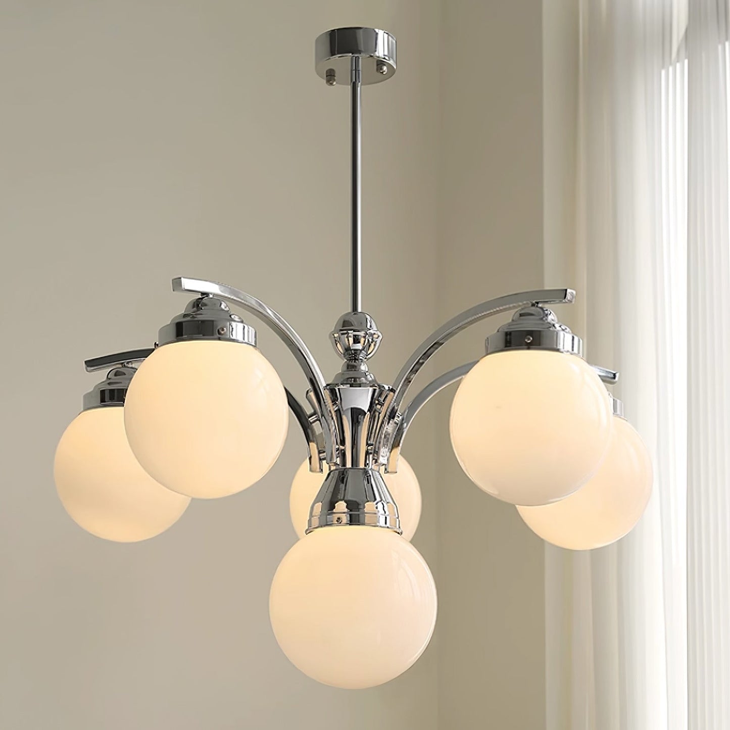 Classic Round Crystal Lighting Fixture
