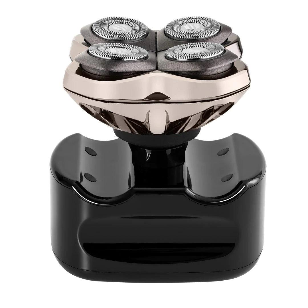 PitbullEdge Razor | Skull Shaver PRO Head & Face Shaver with Ergonomic Palm Grip 4