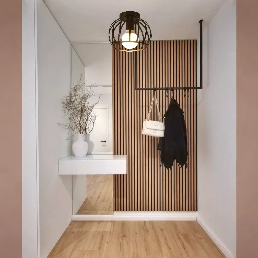 Metal Commercial Ceiling Light Black