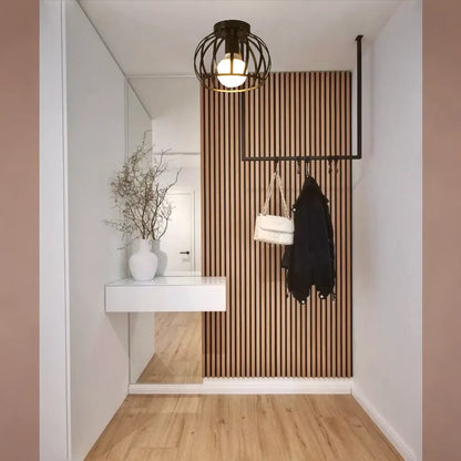 Metal Commercial Ceiling Light Black