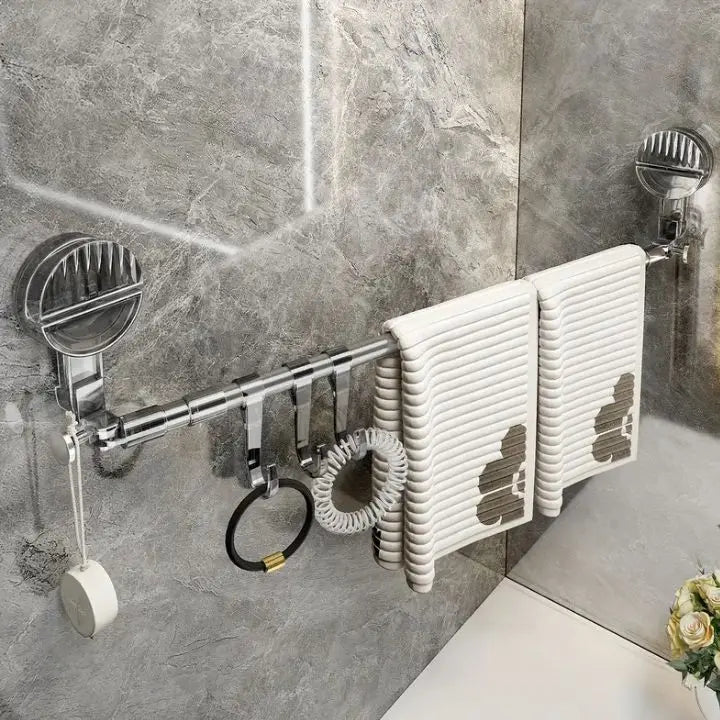 Easy Install Suction Cup Towel Holder - Fesara