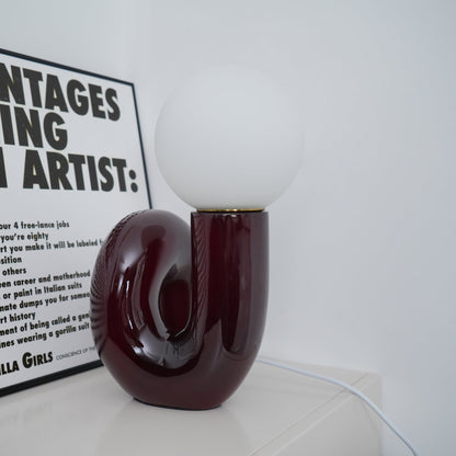 Stunning Glass and Resin Desk Lamp