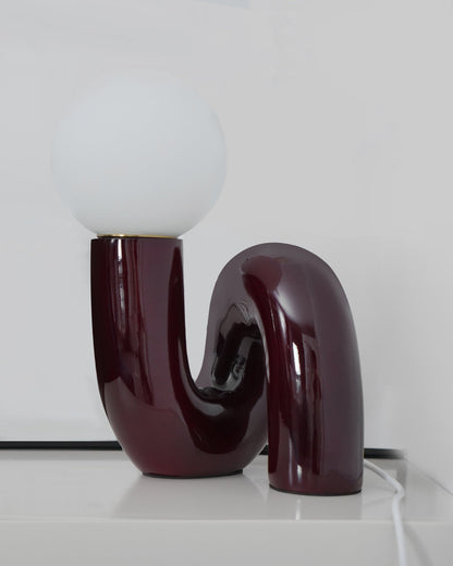 Stunning Glass and Resin Desk Lamp