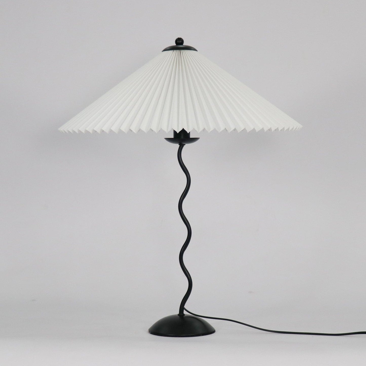 Elegant Wooden Table Lamp with Fabric Shade