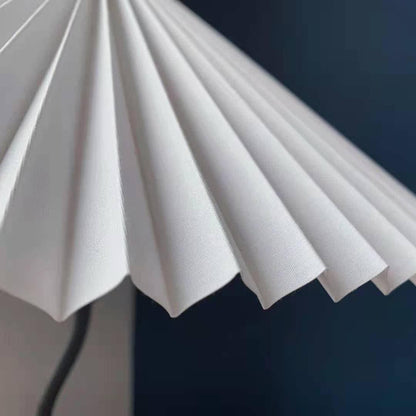 Elegant Wooden Table Lamp with Fabric Shade