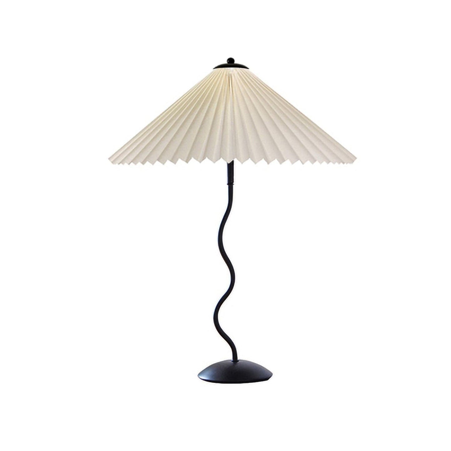 Elegant Wooden Table Lamp with Fabric Shade
