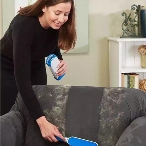 Pet Hair Remover Tool with Easy Clean Base