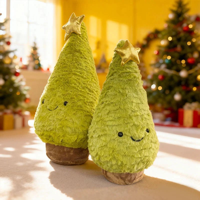 PlushEvergreen | Charming Soft Plush Christmas Tree Figurine 5