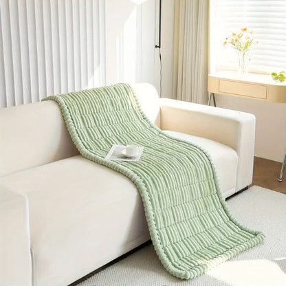 Soft Couch Cover with Ruffled Trim