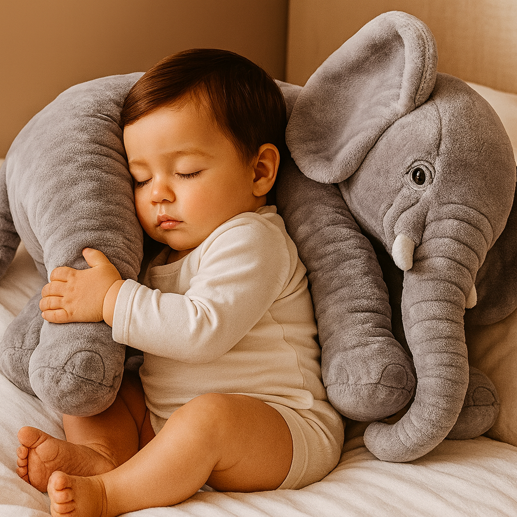 Soft Baby Elephant Cushion Toy - Fesara