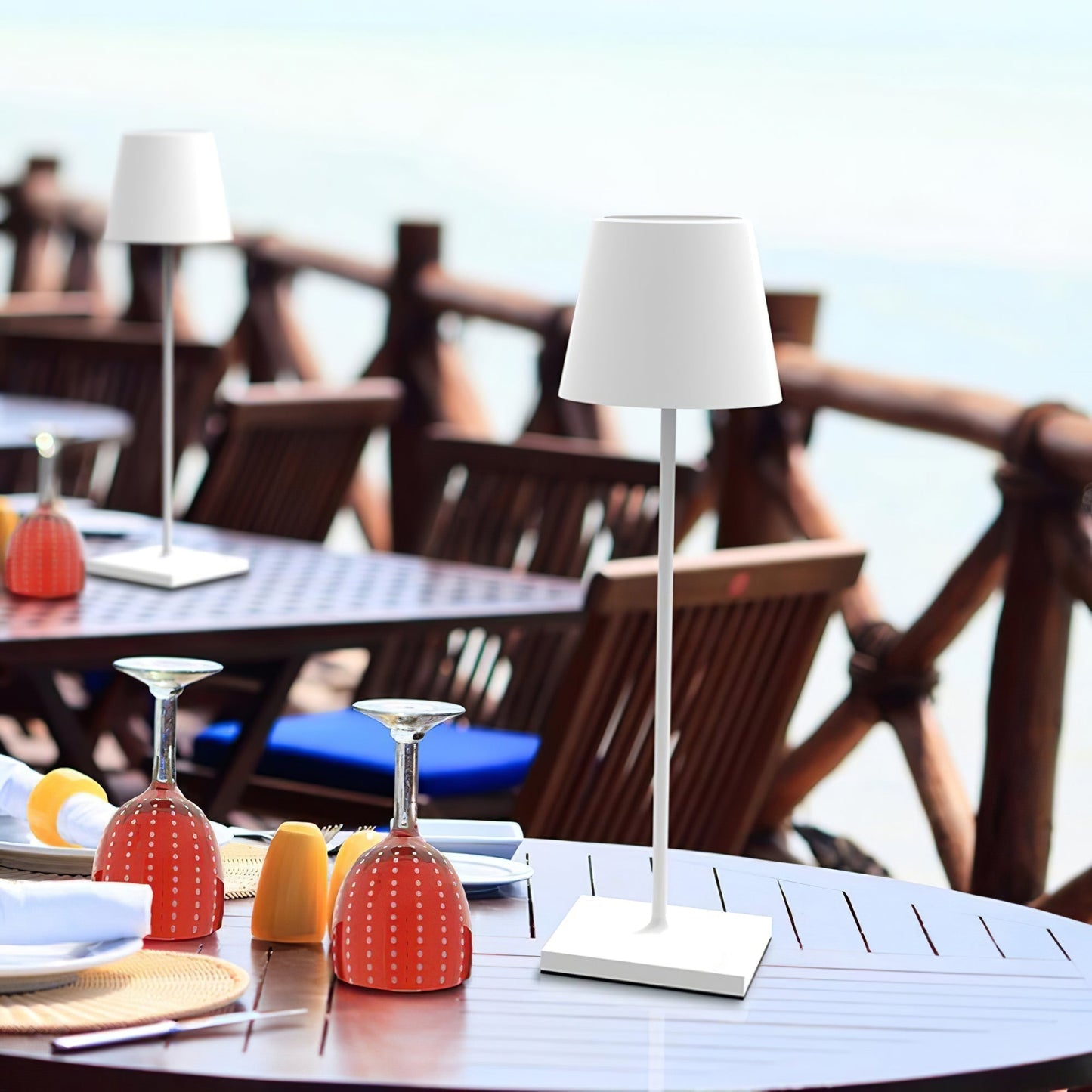 Stylish LED Desk Lamp with USB Charger