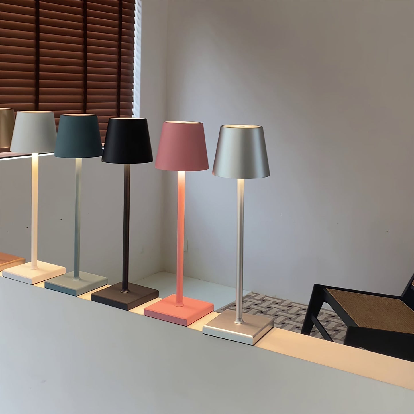 Stylish LED Desk Lamp with USB Charger
