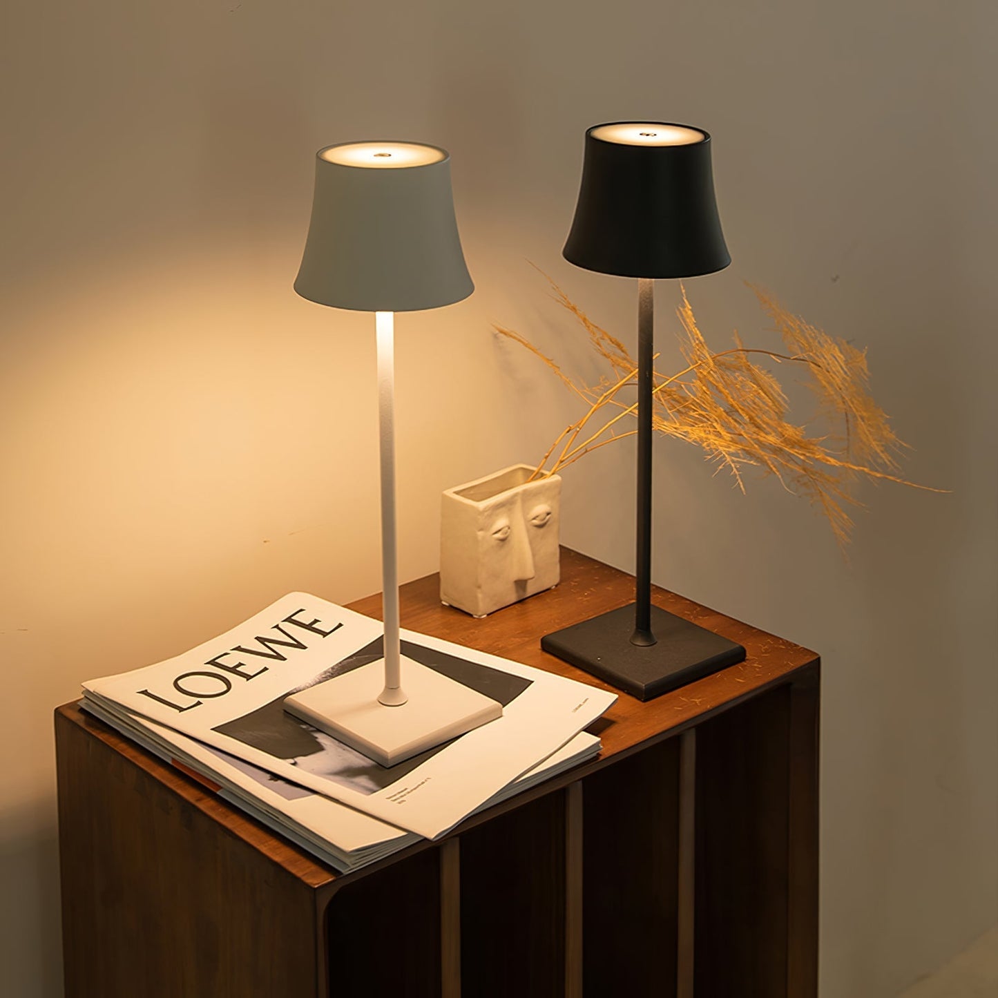 Stylish LED Desk Lamp with USB Charger