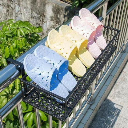 Space Saving Outdoor Planter Box for Balcony Rails