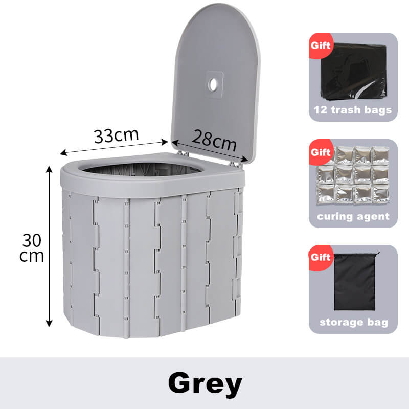 Compact Collapsible Travel Toilet - Fesara