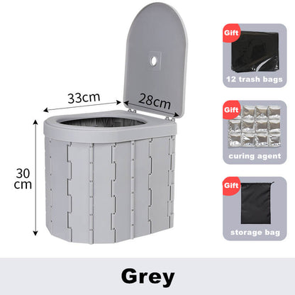 Compact Collapsible Travel Toilet - Fesara