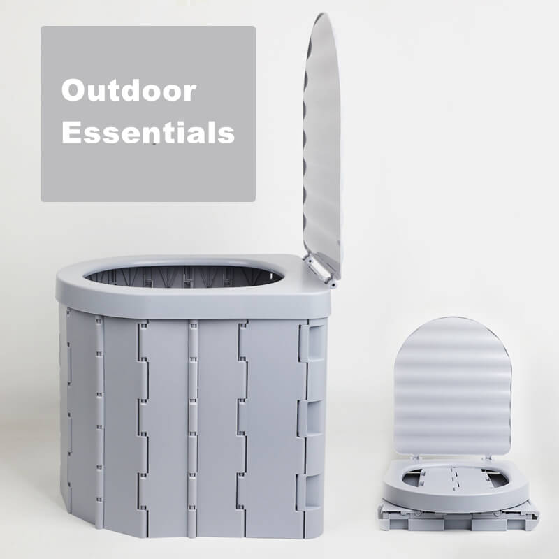 Compact Collapsible Travel Toilet