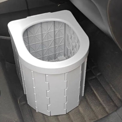 Compact Collapsible Travel Toilet