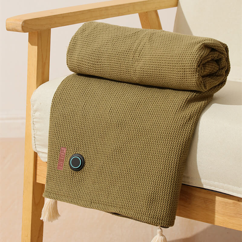 Soft Electric Heated Blanket with 3 Heat Settings