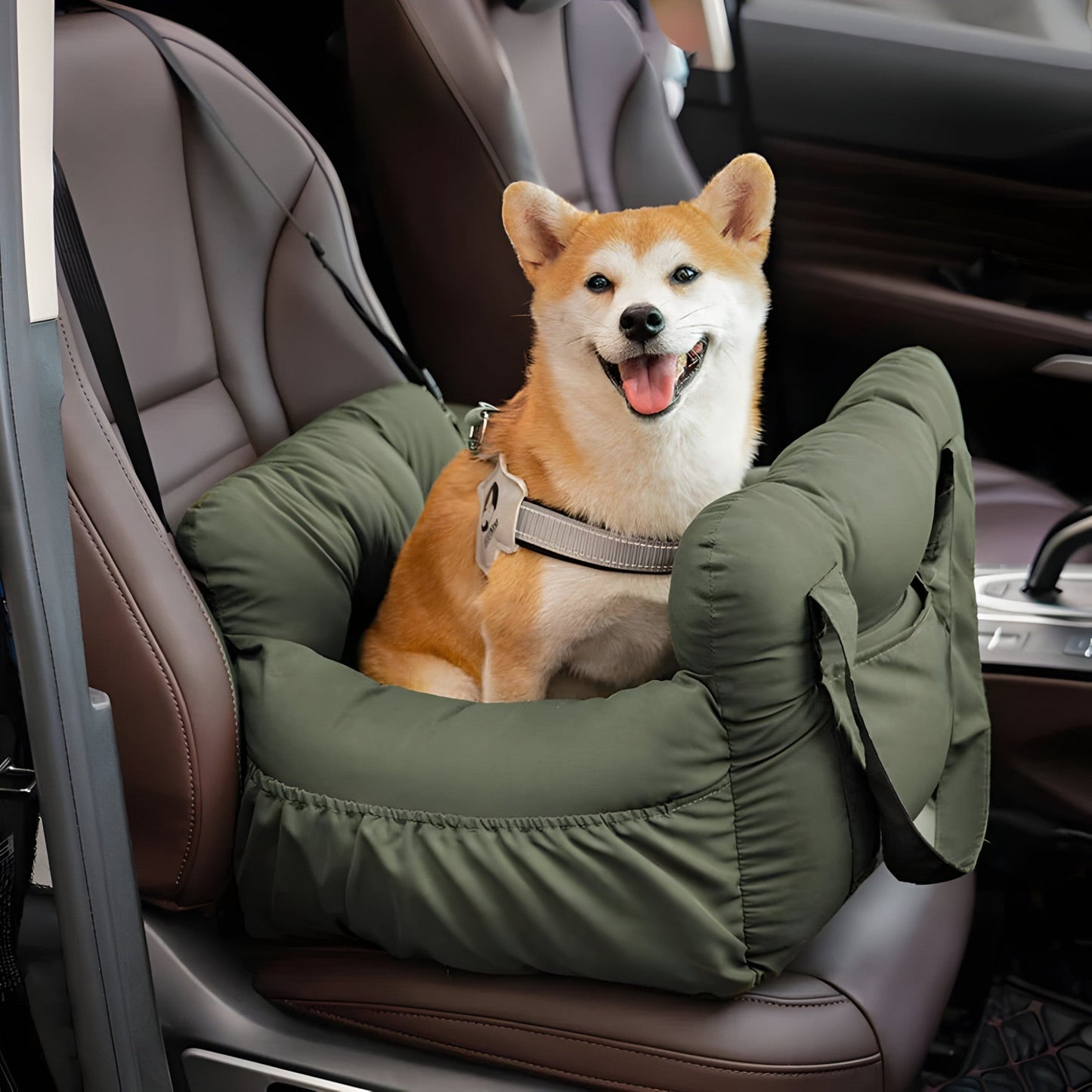 Cozy Pet Car Seat - Safe & Comfortable Dog Bed