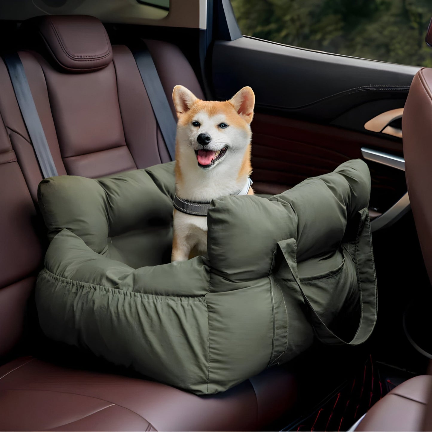 Cozy Pet Car Seat - Safe & Comfortable Dog Bed