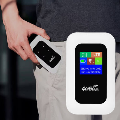 Compact Mobile Wi-Fi Hotspot for Travel and Home Use