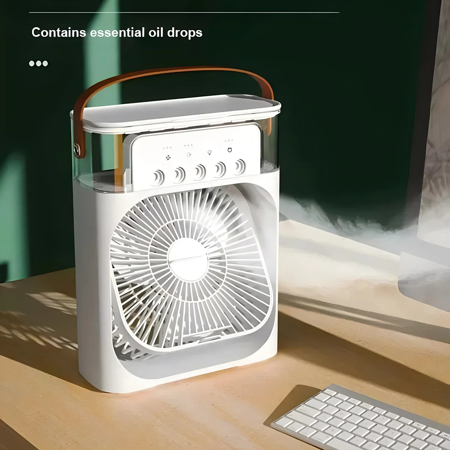 Portable Air Cooler Fan with LED Light 4