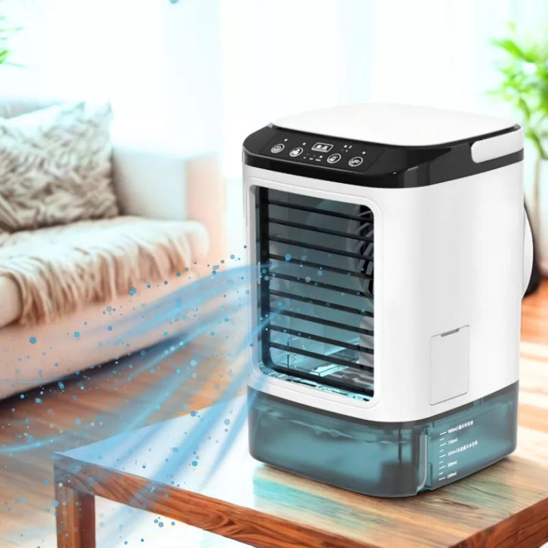 Compact Personal Air Cooler Fan with LED Light - Fesara