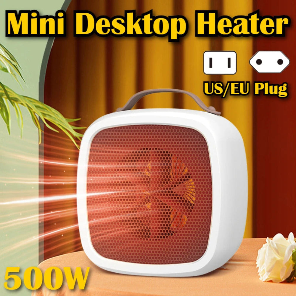 Portable Ceramic Space Heater Indoor Fast Heating Quiet Warmer 3