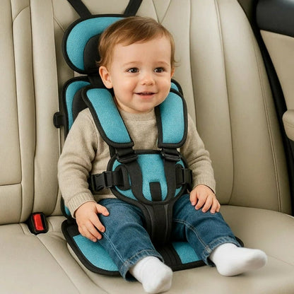 Compact Child Car Booster Seat for Travel Safety