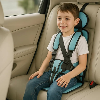 Compact Child Car Booster Seat for Travel Safety