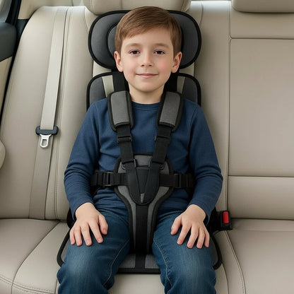 Compact Child Car Booster Seat for Travel Safety