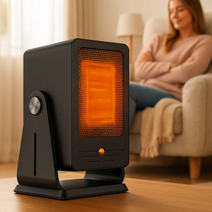 Compact Electric Heater with Digital Temperature Control - Fesara