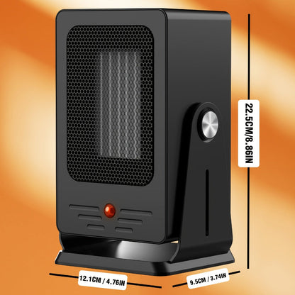 Portable Electric Space Heater Adjustable Thermostat 2
