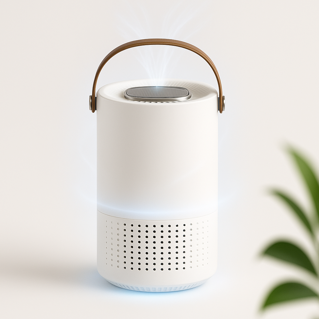 Portable HEPA Air Purifier for Home and Office – Compact USB Air Cleaner with Negative Ion Generator 2