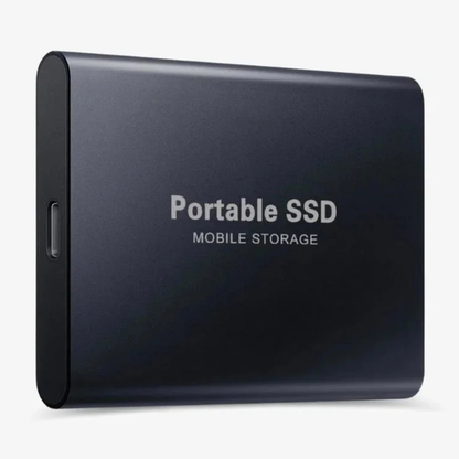 Compact USB C External Metal Solid State Drive