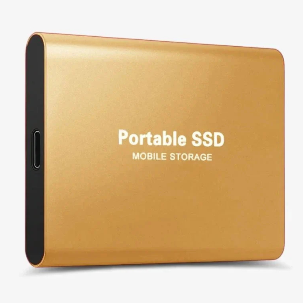 Compact USB C External Metal Solid State Drive