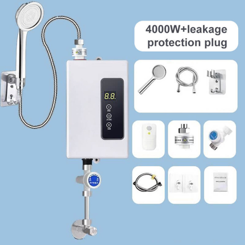 Compact Instant Hot Water Heater for Bath and Kitchen - Fesara